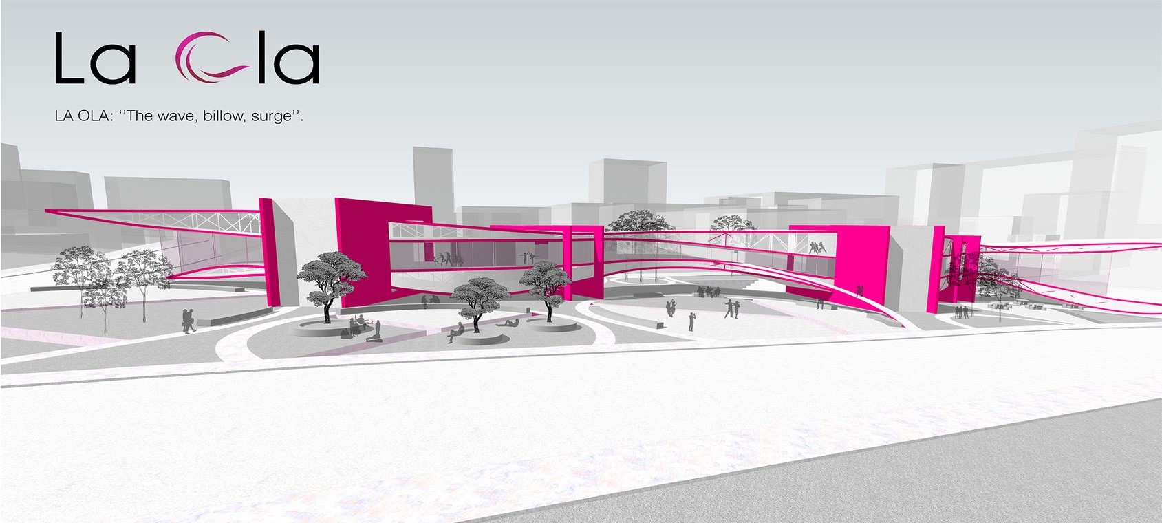 La Ola: Integrating vibrant street dance into urban architectural design.