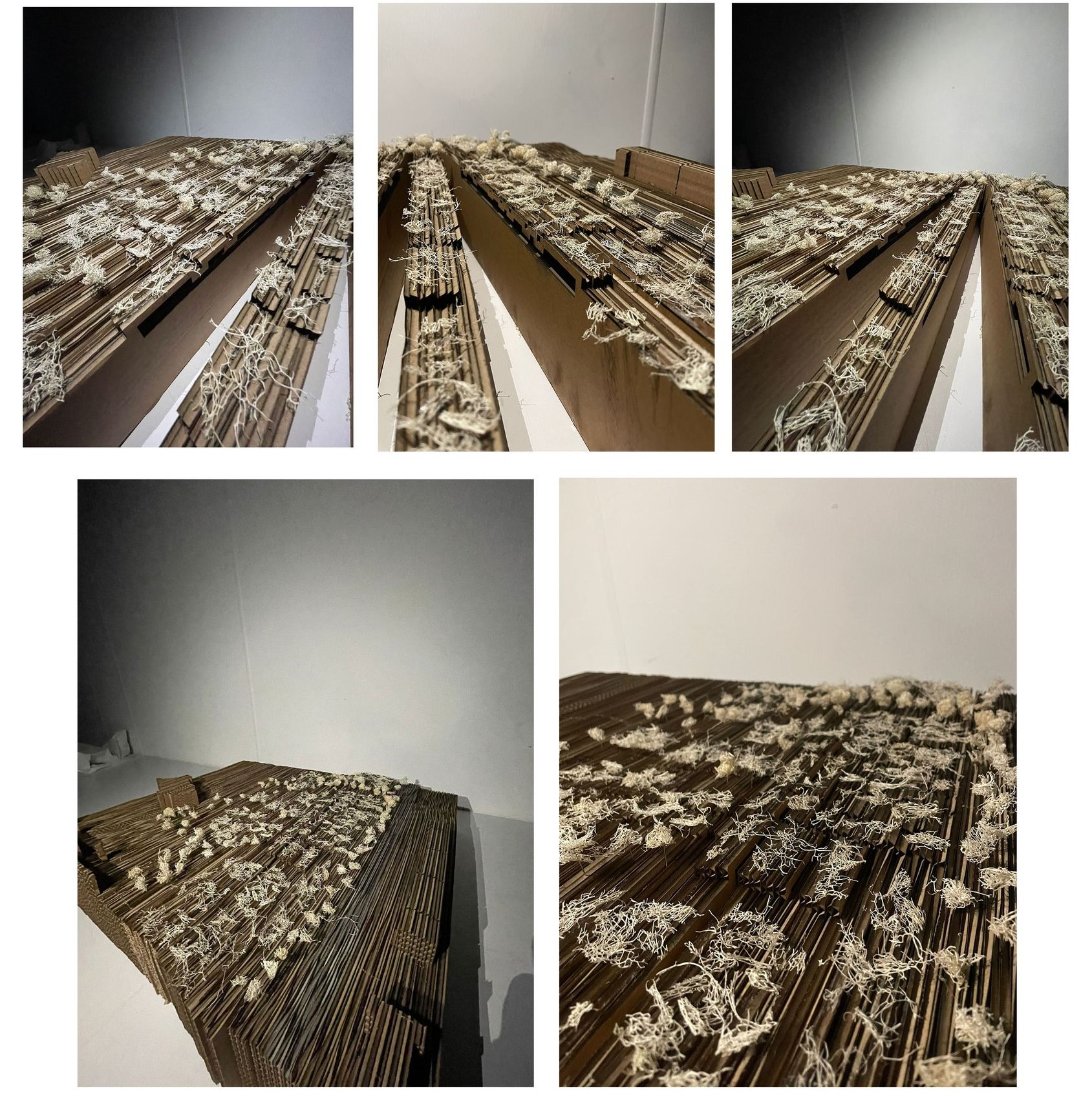 Scale model showcasing Verdant's innovative green architecture design.