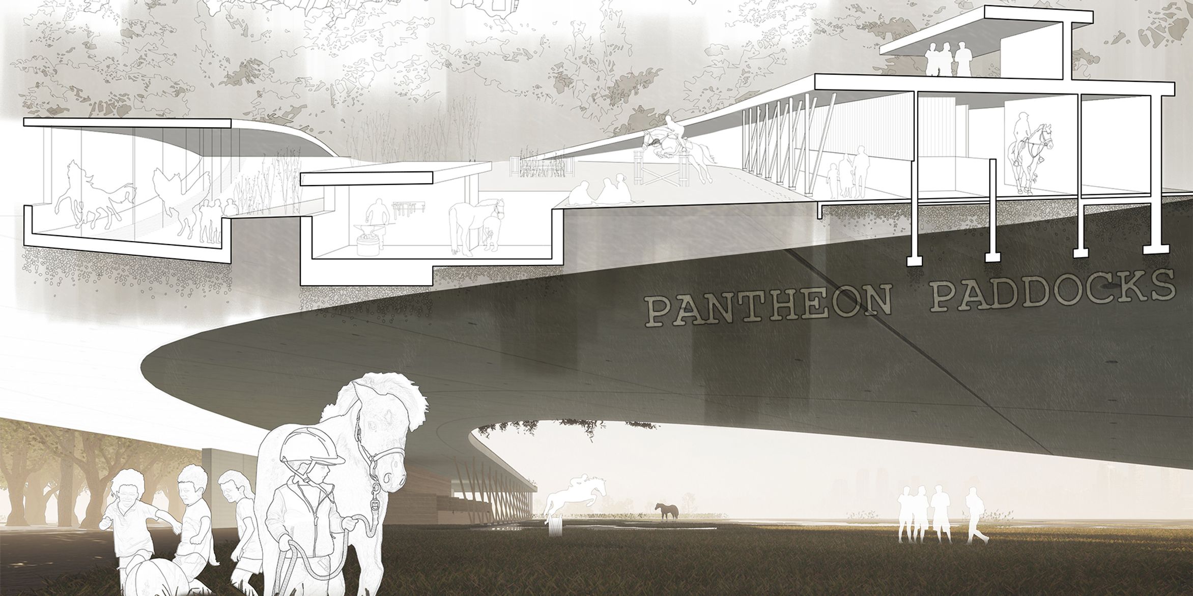 Pantheon Paddocks: A modern equestrian sanctuary within Hyde Park.