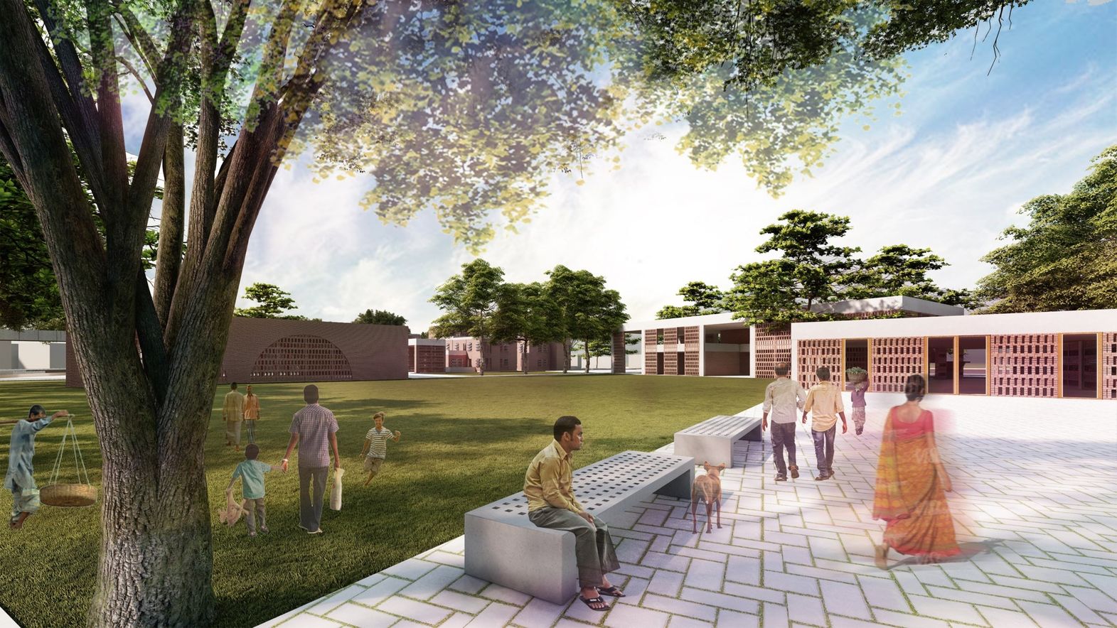 Goyna Gram: Community spaces fostering connection.