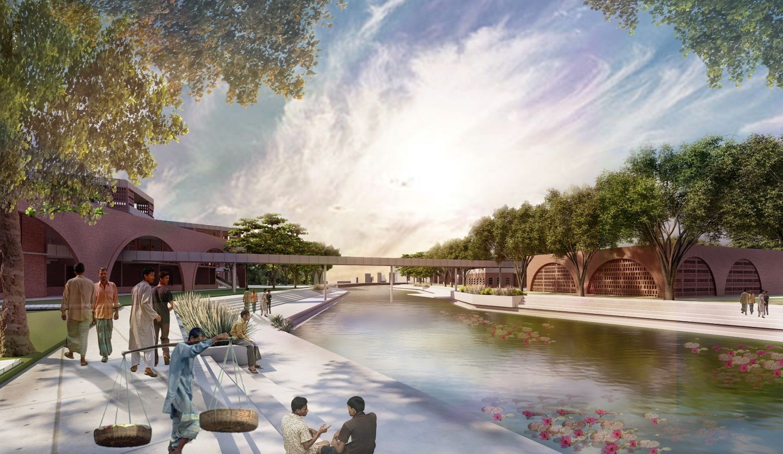 Revitalized canal: Connecting past, present, and future.
