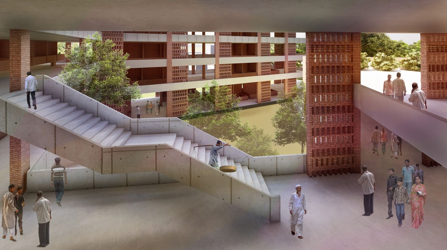 Goyna Gram: Interior spaces designed for light and flow.