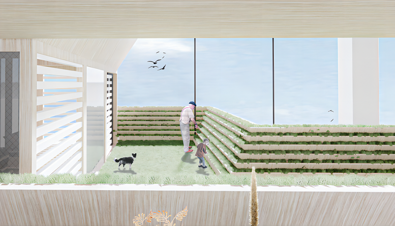 Urban Oasis: Greenery and Connection in Duisburg's Vertical Farm