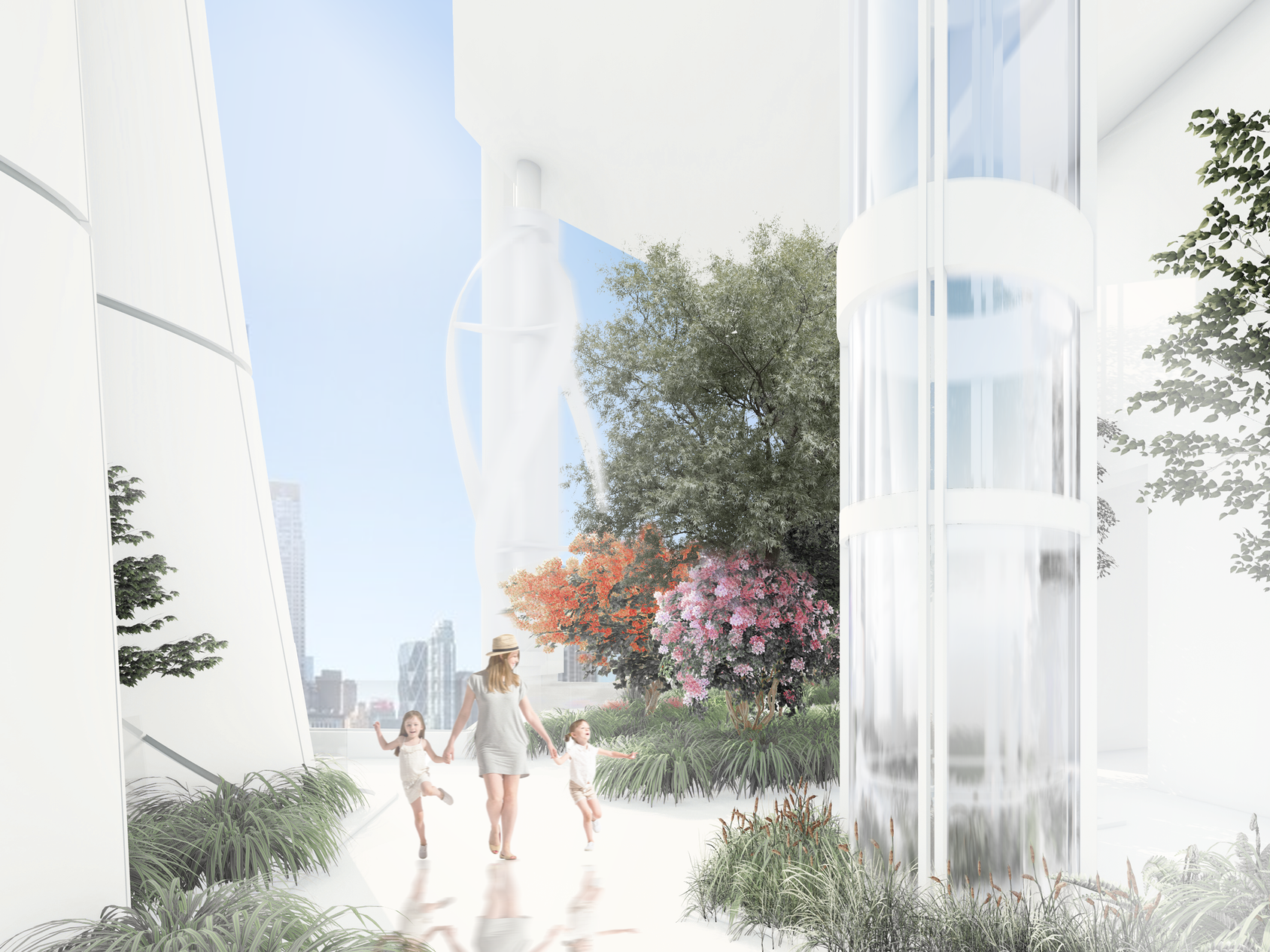 Urban oasis: Nature's embrace within the Hexagon.