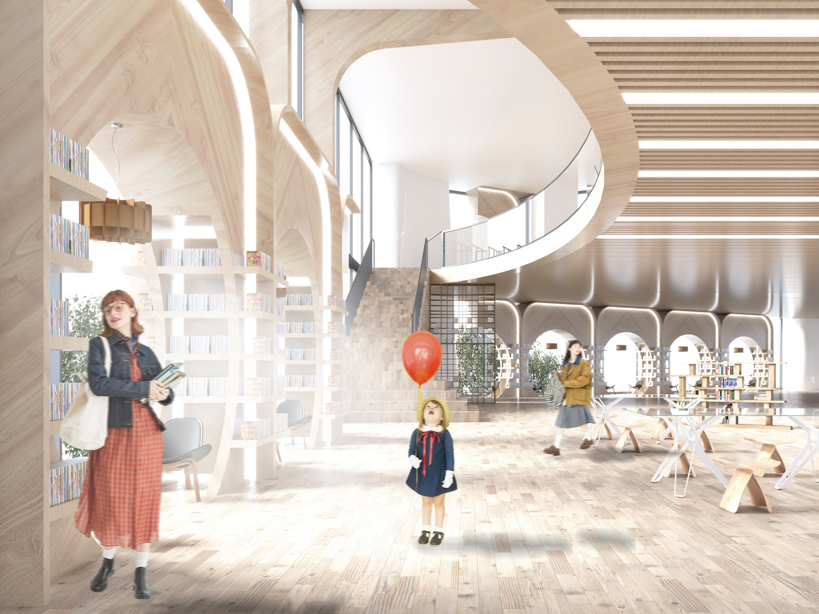 Hexagon library: A haven for knowledge and exploration.