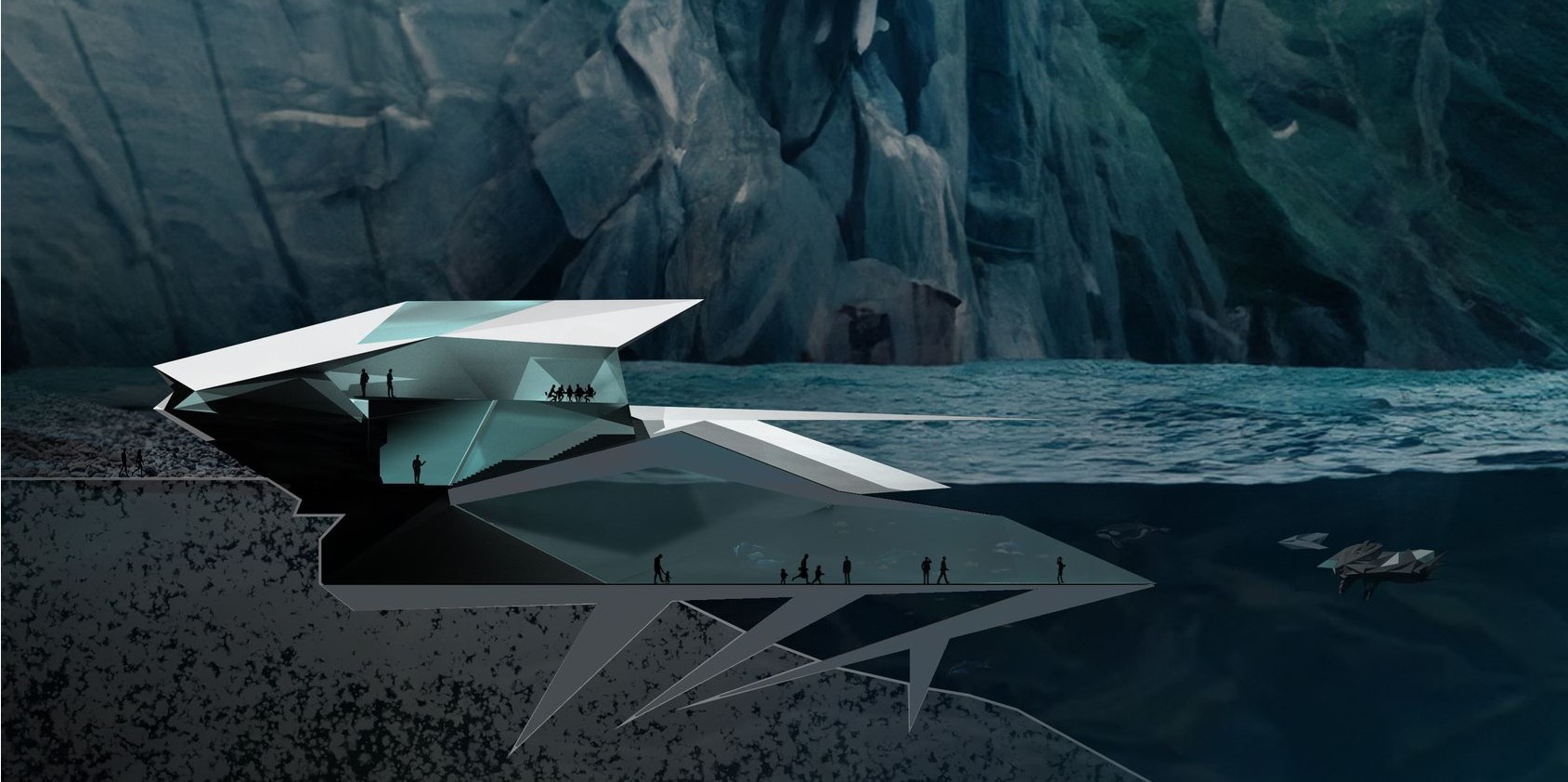 Fjord Eco-Revival: Cutting-edge research lab blends into the landscape.