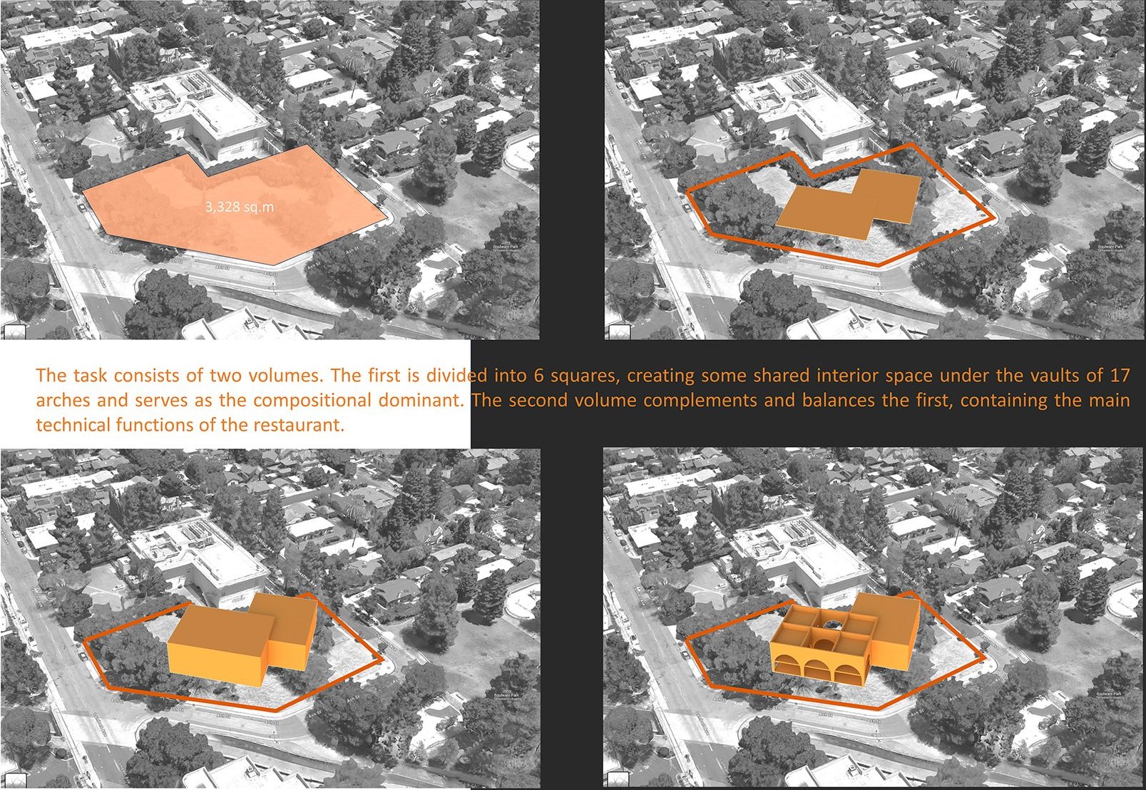 Site area with boundary outline
