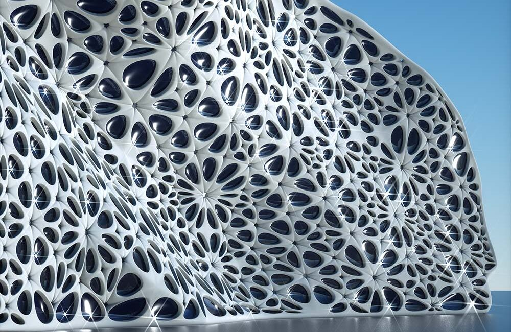 <b>Image 2: </b>Example of a computational design artwork, showcasing the blend of art and technology.