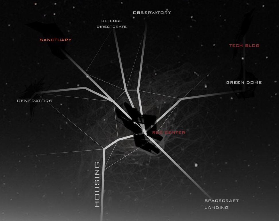Martian Cryo-Ark: Phase 3 - Expanding colony with advanced facilities.