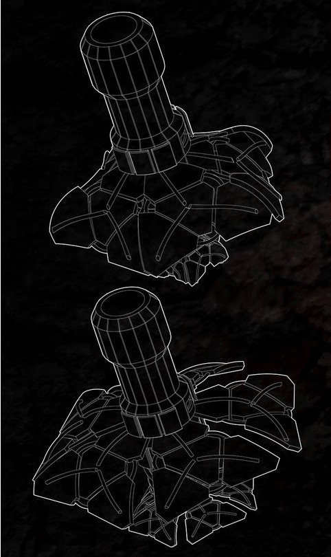 Blueprint of the Hydro Vulcan Transmutation structure.