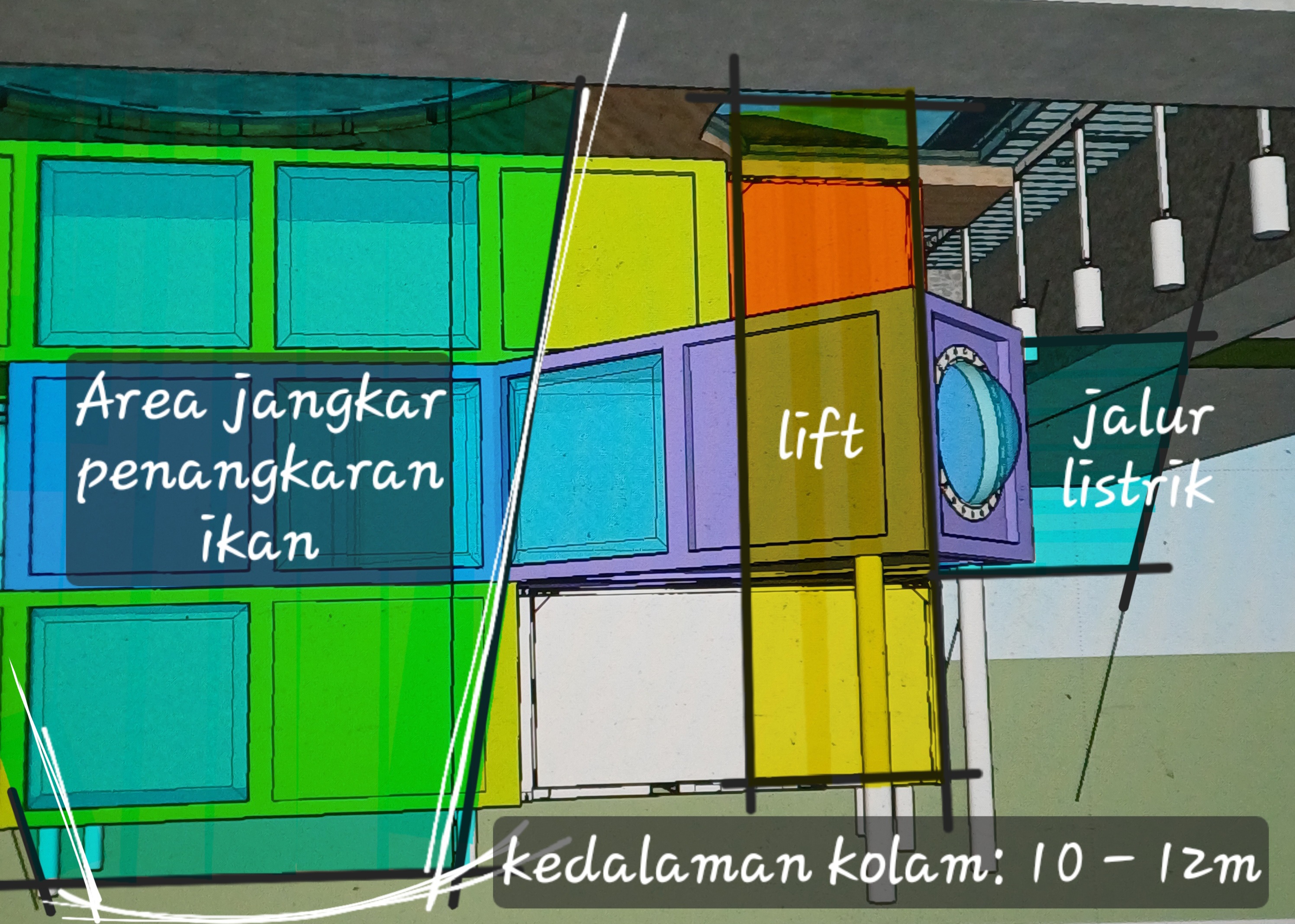 Underwater Building Section