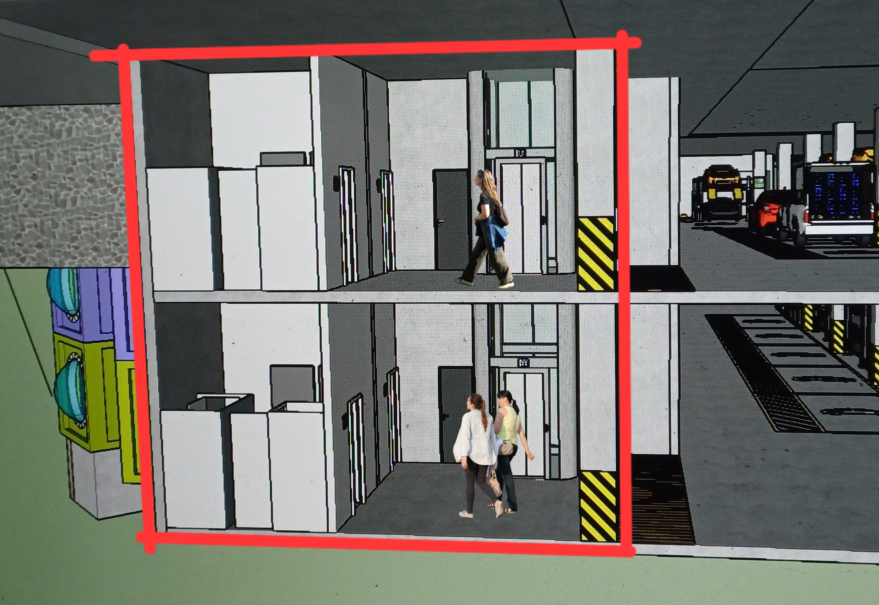 Elevator Section Muara South Gate