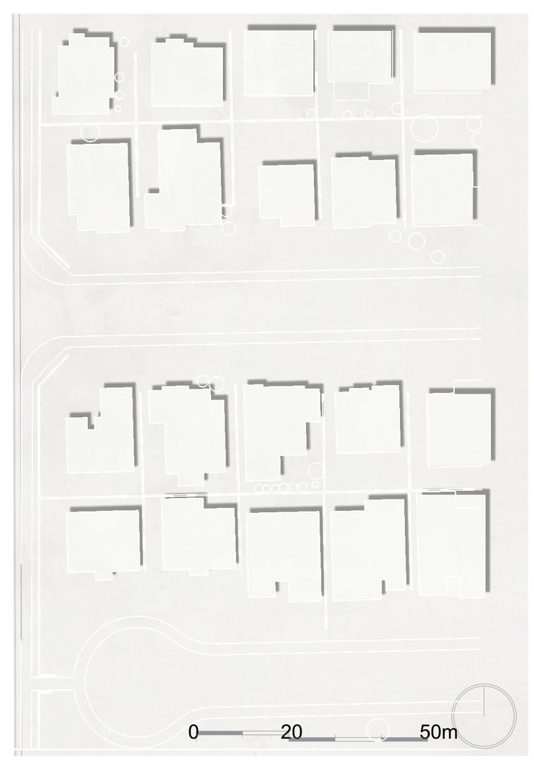 Site plan showing daycare layout within the neighborhood.