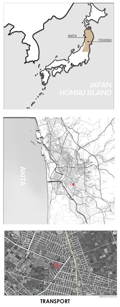 Map of Japan highlighting Tohoku region