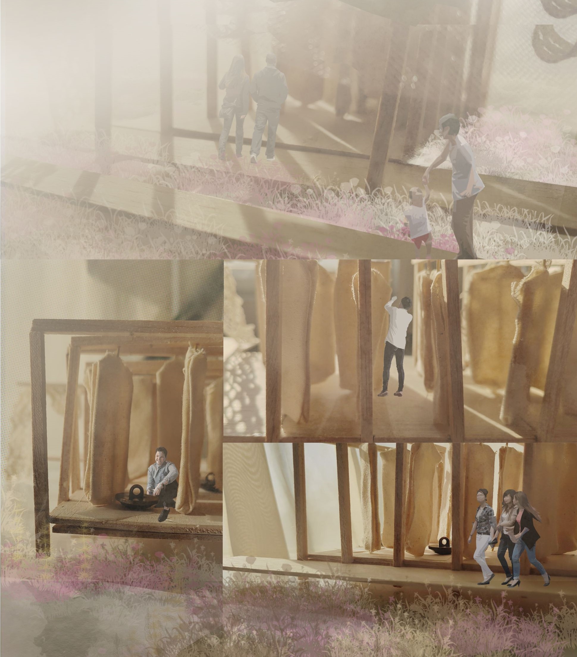 Tea pavilions: intimate spaces for reflection and connection.