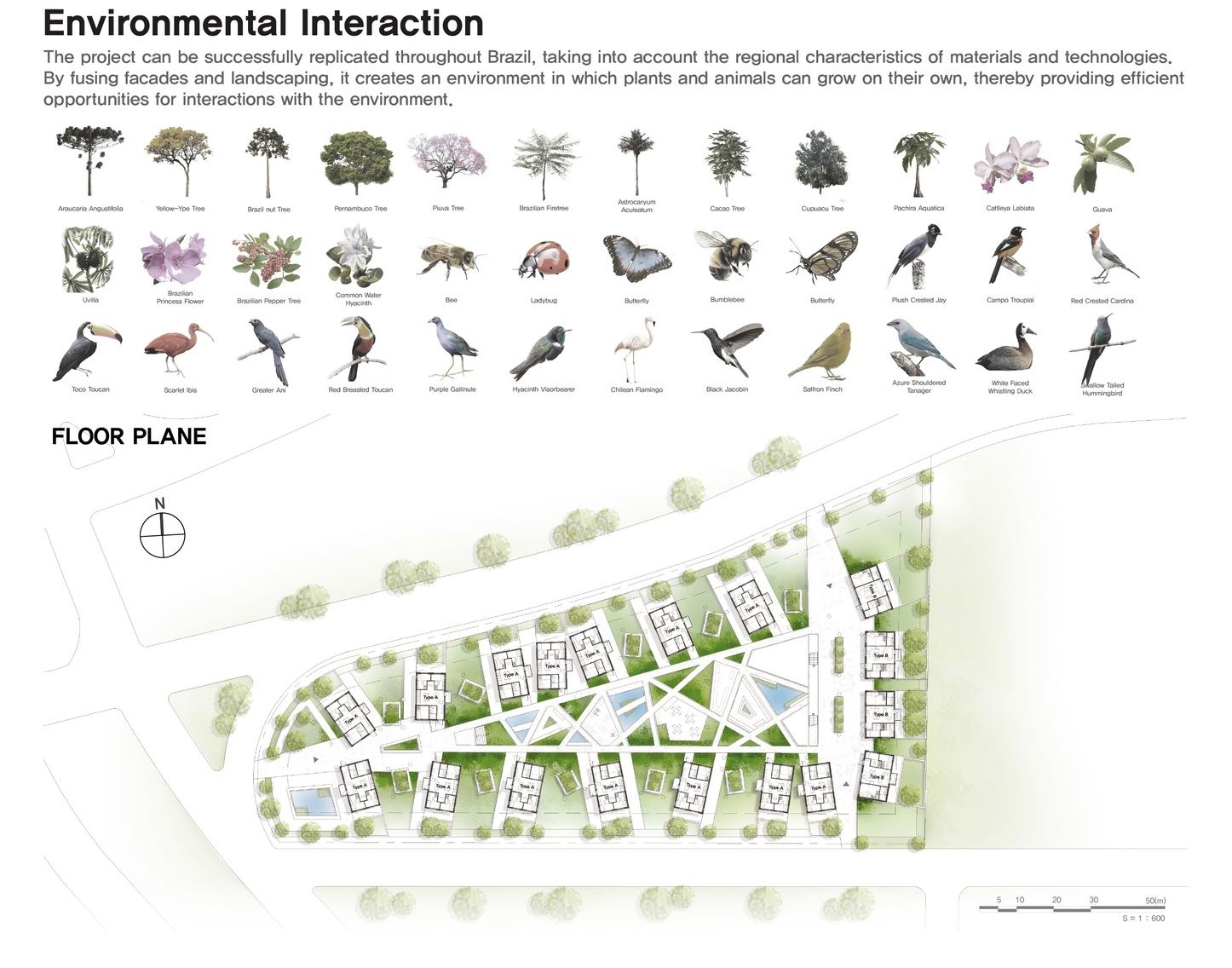 Harmony with nature: San Victorino's design fosters biodiversity and ecological interaction.