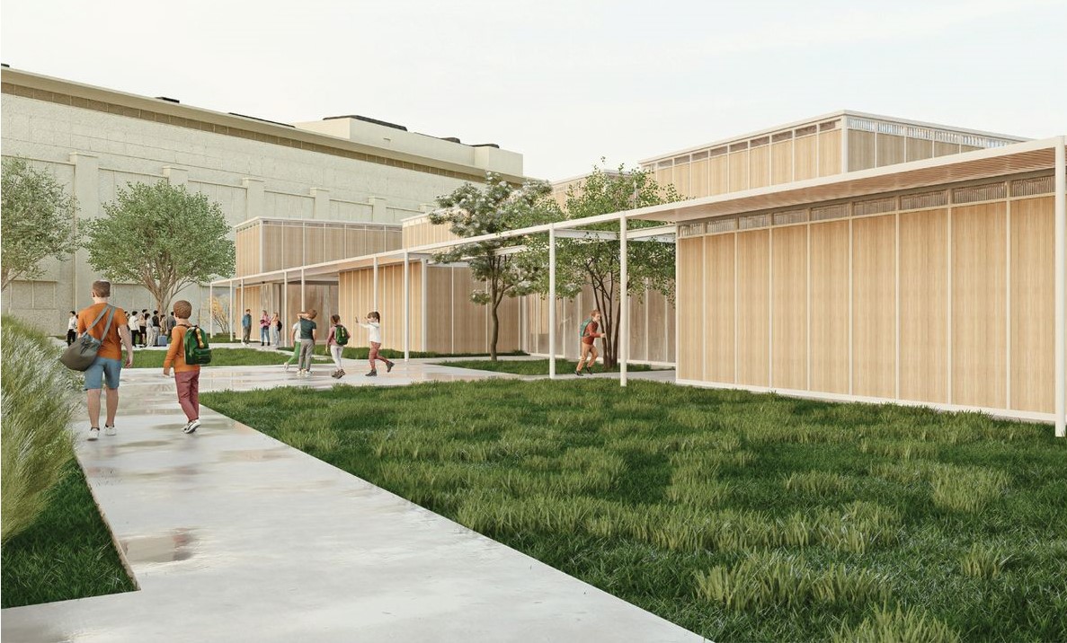 Educational Strength: Sustainable school, community hub.