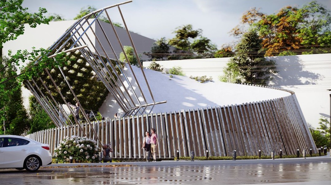 Helix Fusion restaurant: innovative and sustainable architecture.