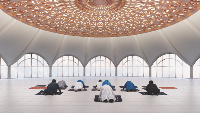 Main prayer hall