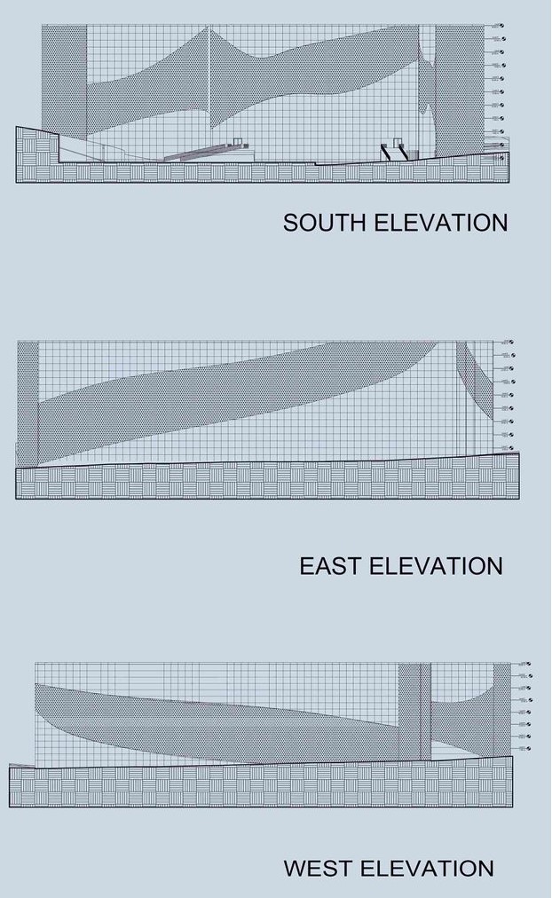 Nomad House: Striking architectural form from every angle.