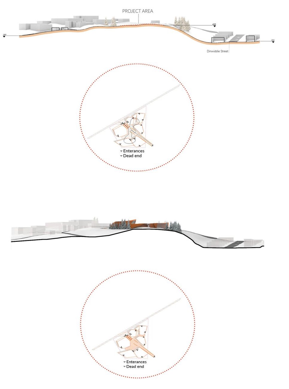ArtQuake's site plan emphasizes accessibility and flow.