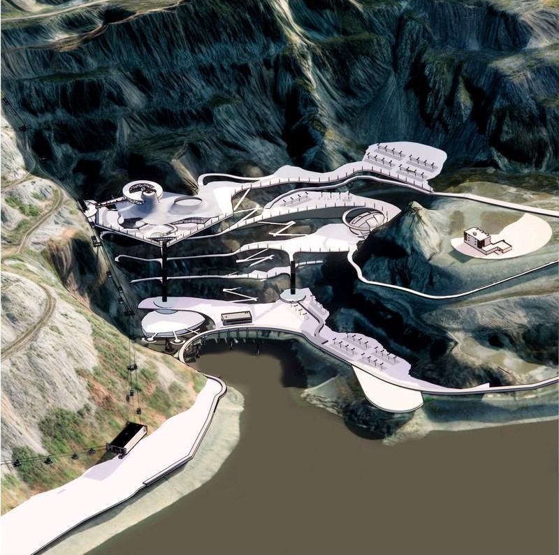 Quarry transformed: Cultural hub embraces nature's rhythm.