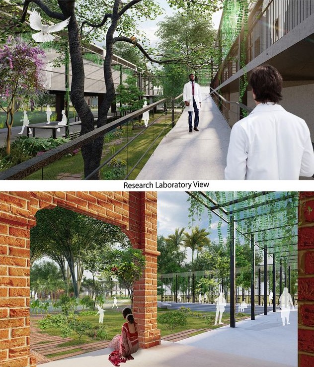 Sustainable labs promote research and wellbeing through green design.