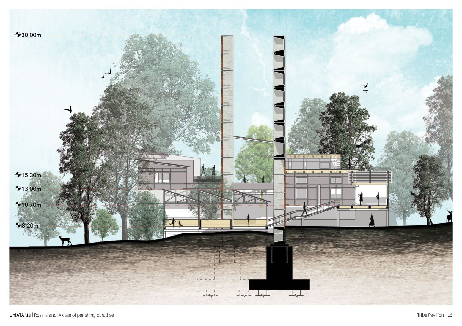  A modern homage to Ross Island's rich past, blending historical narratives with sustainable design for the future.