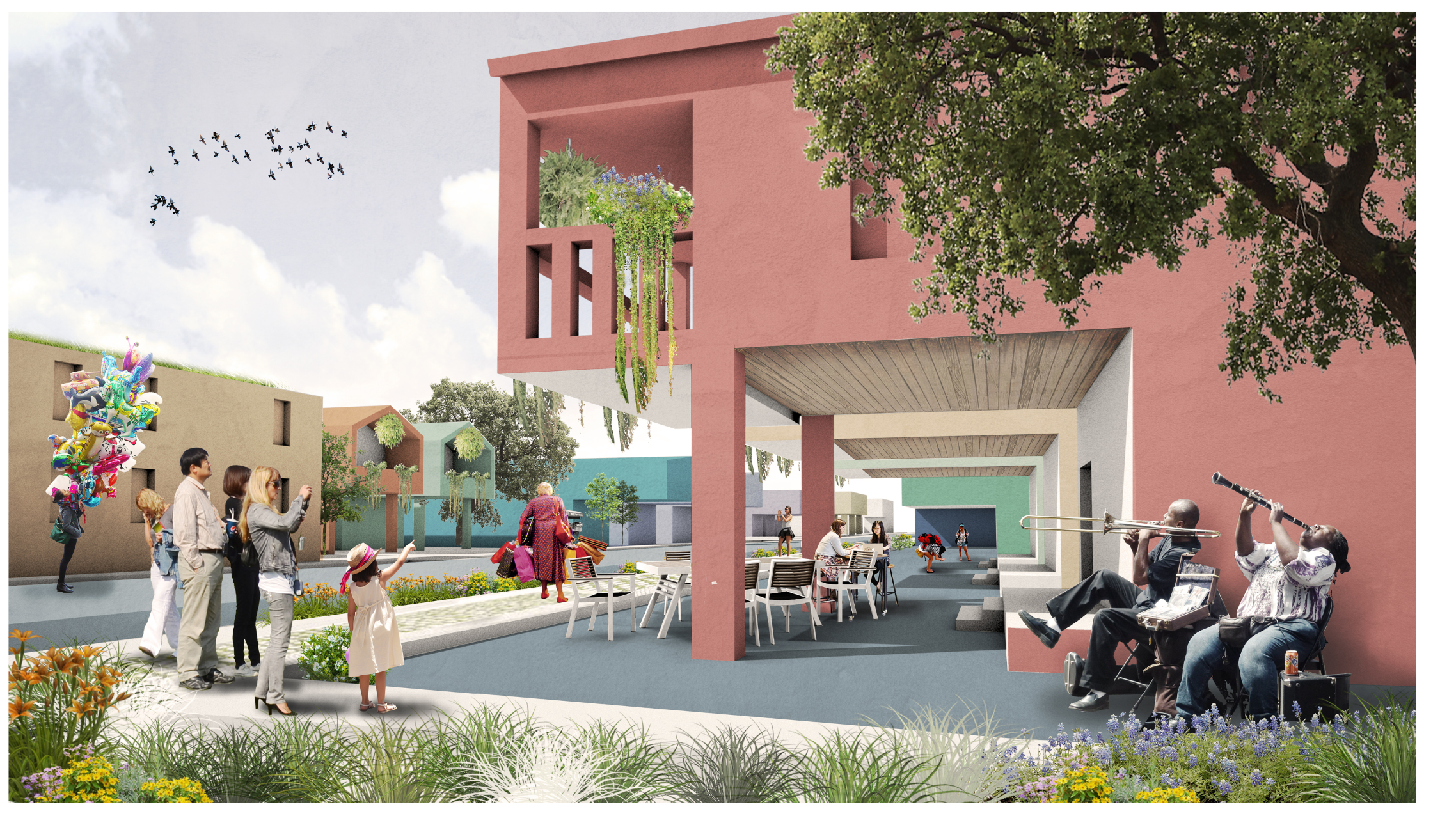 Reimagining urban streetscapes: 'Developing with Water' merges sustainable design.
