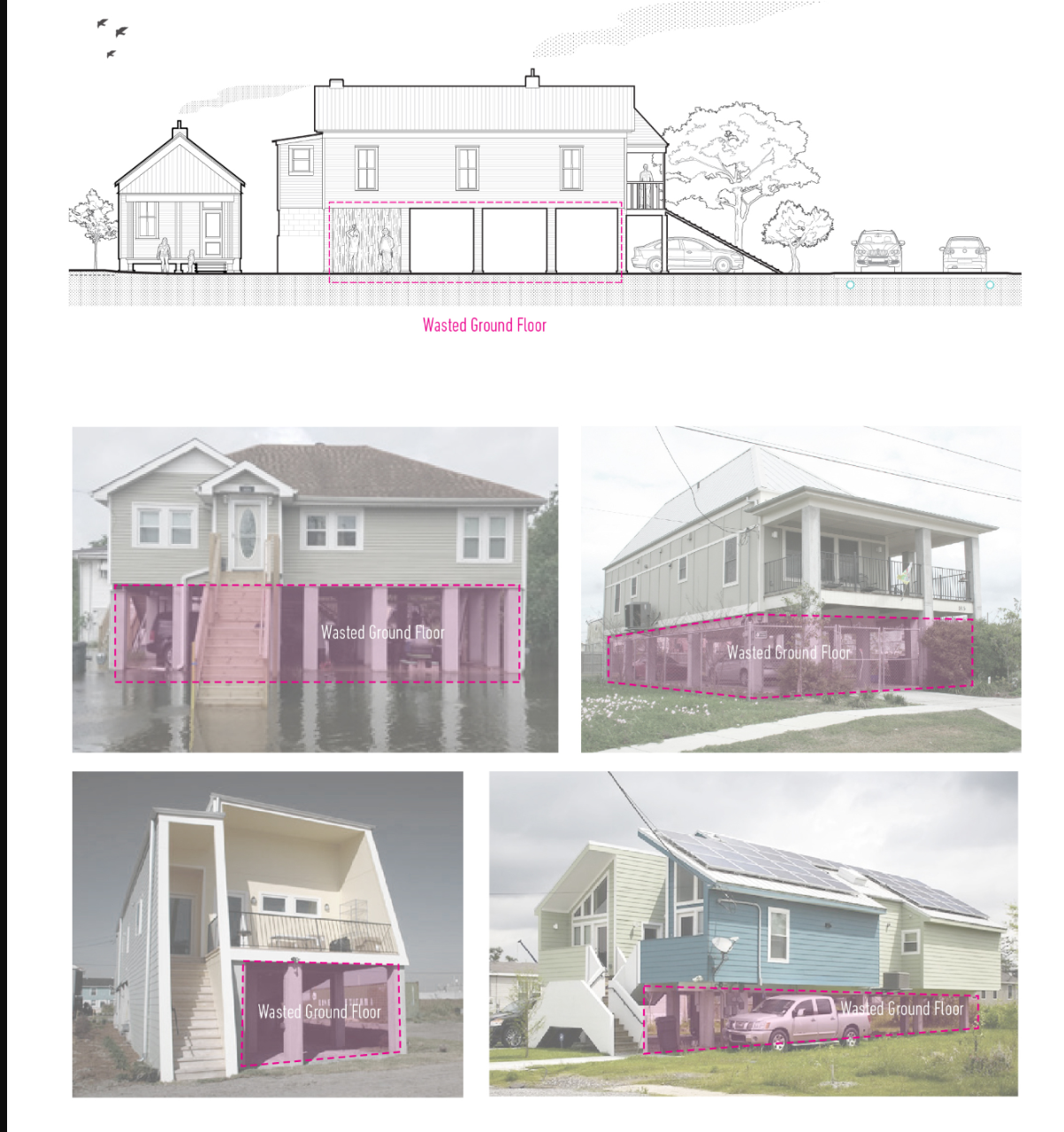 Rethinking post-disaster housing: Elevated homes designed for safety and resilience.