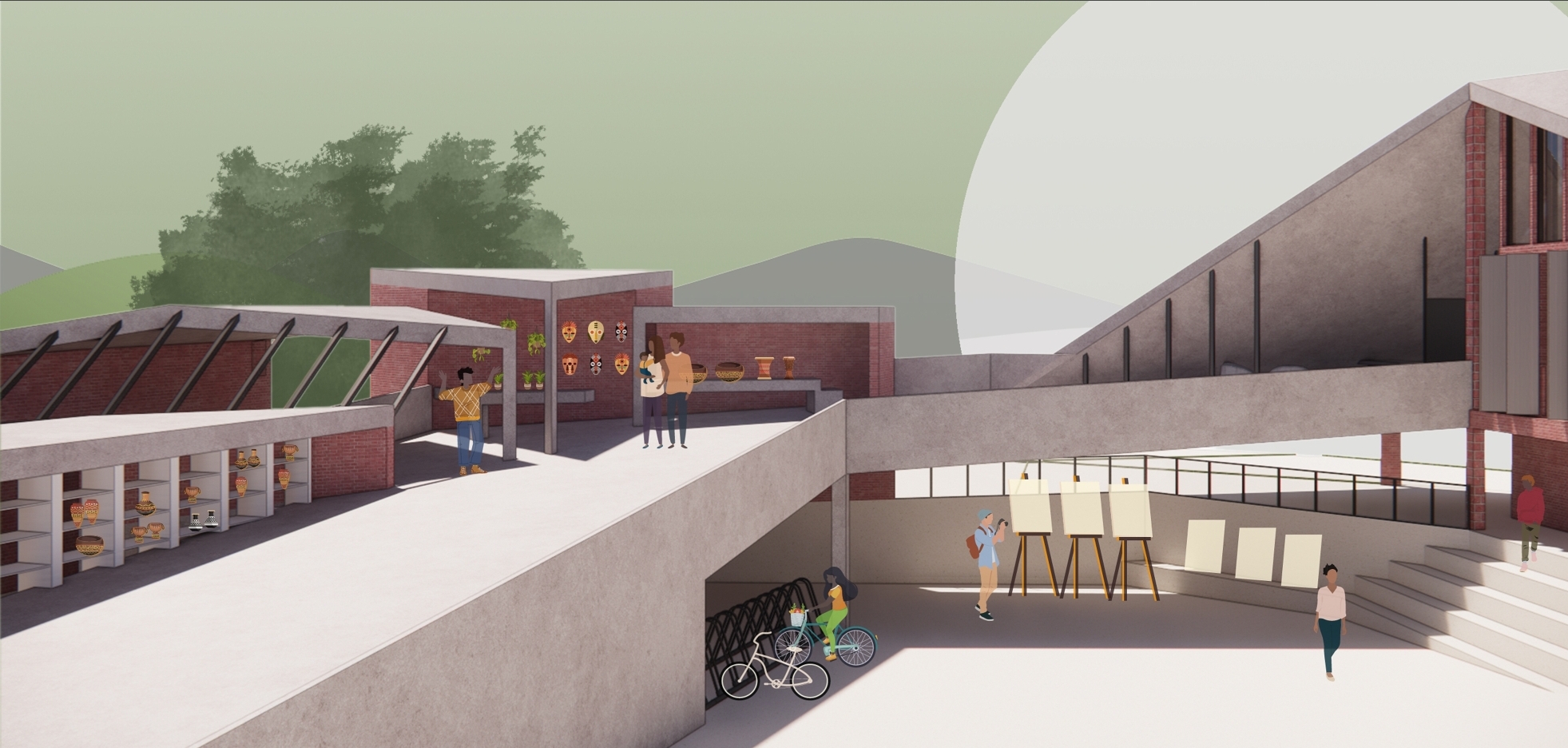 Community-driven construction process that nurtures growth.