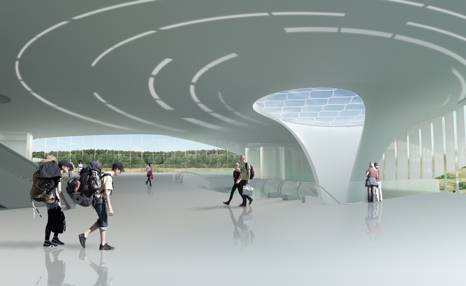 Blending innovation with sustainability in modern transportation architecture