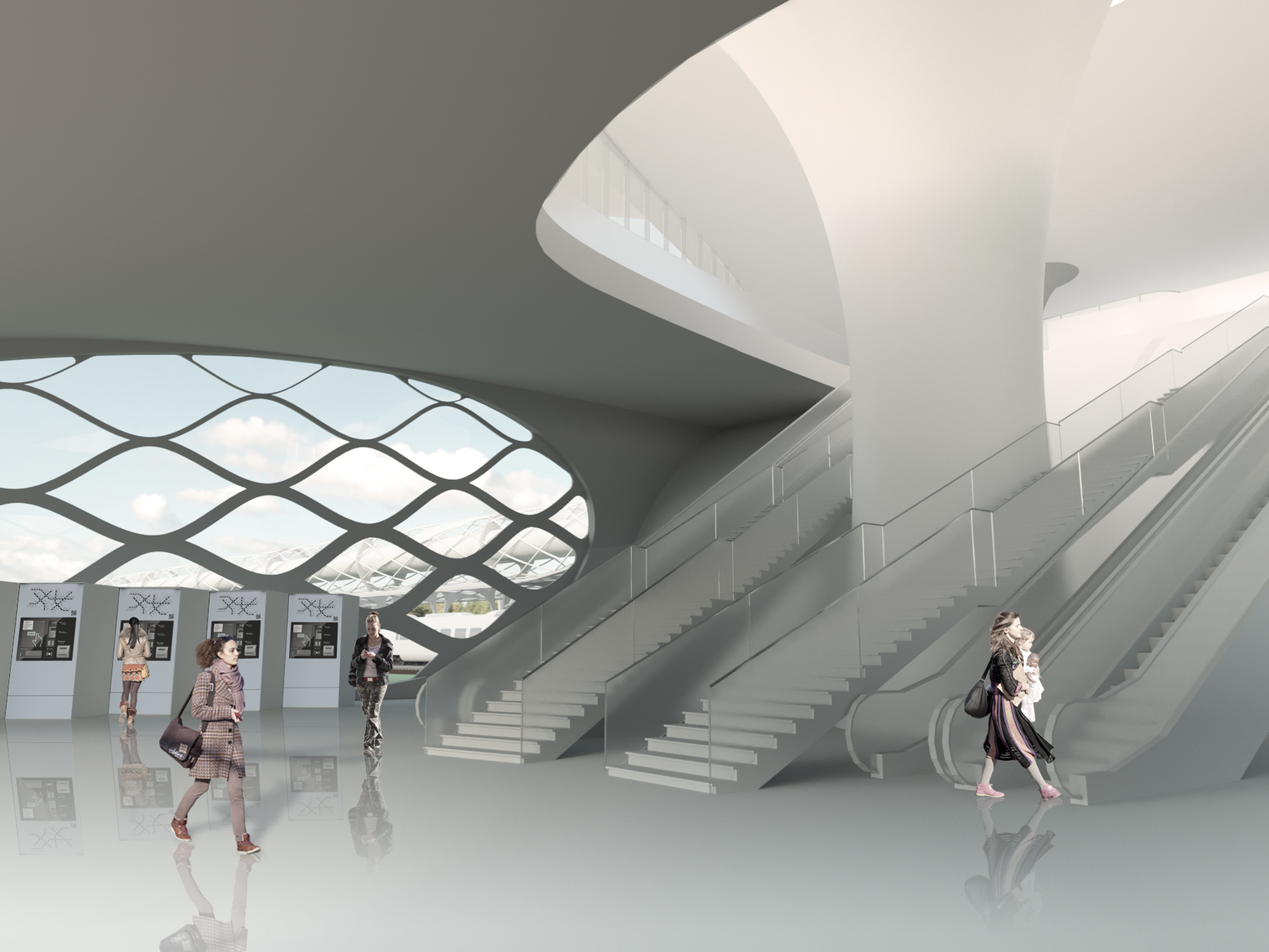 A seamless blend of innovation and user-focused design in transportation architecture.