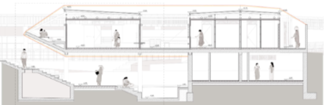 Layered design balancing functionality and aesthetic appeal.