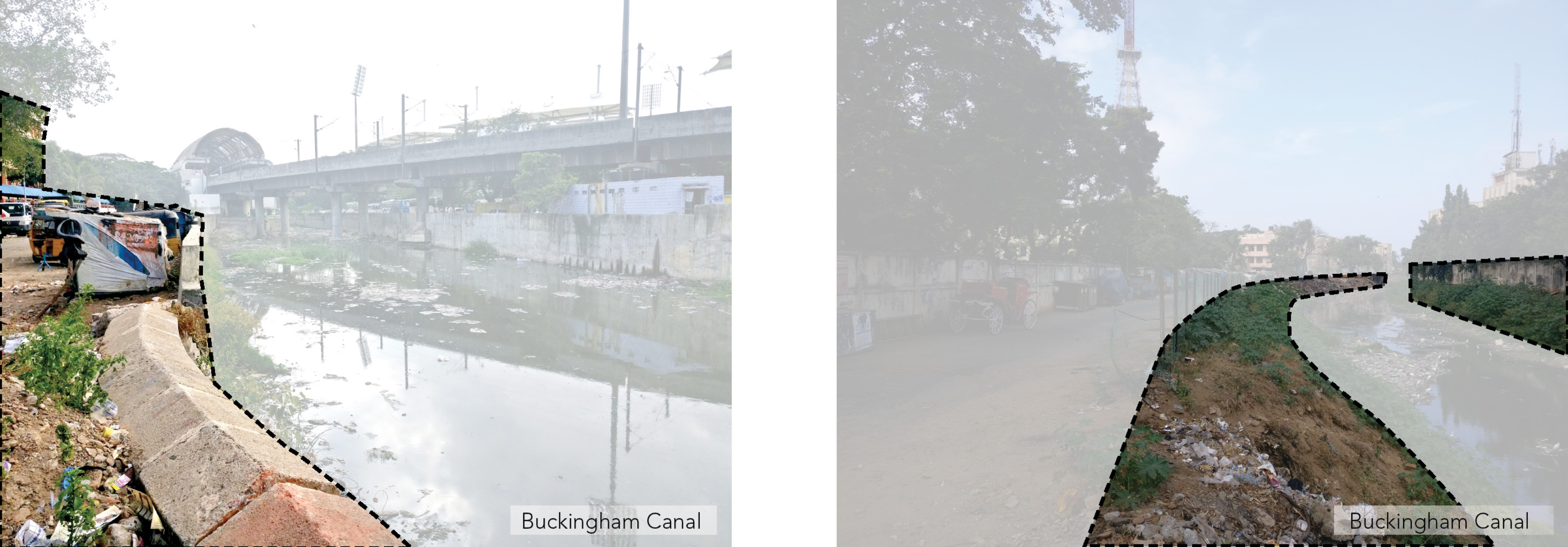 Buckingham Canal: A neglected waterway reimagined as a vibrant community asset through socio-cultural integration.