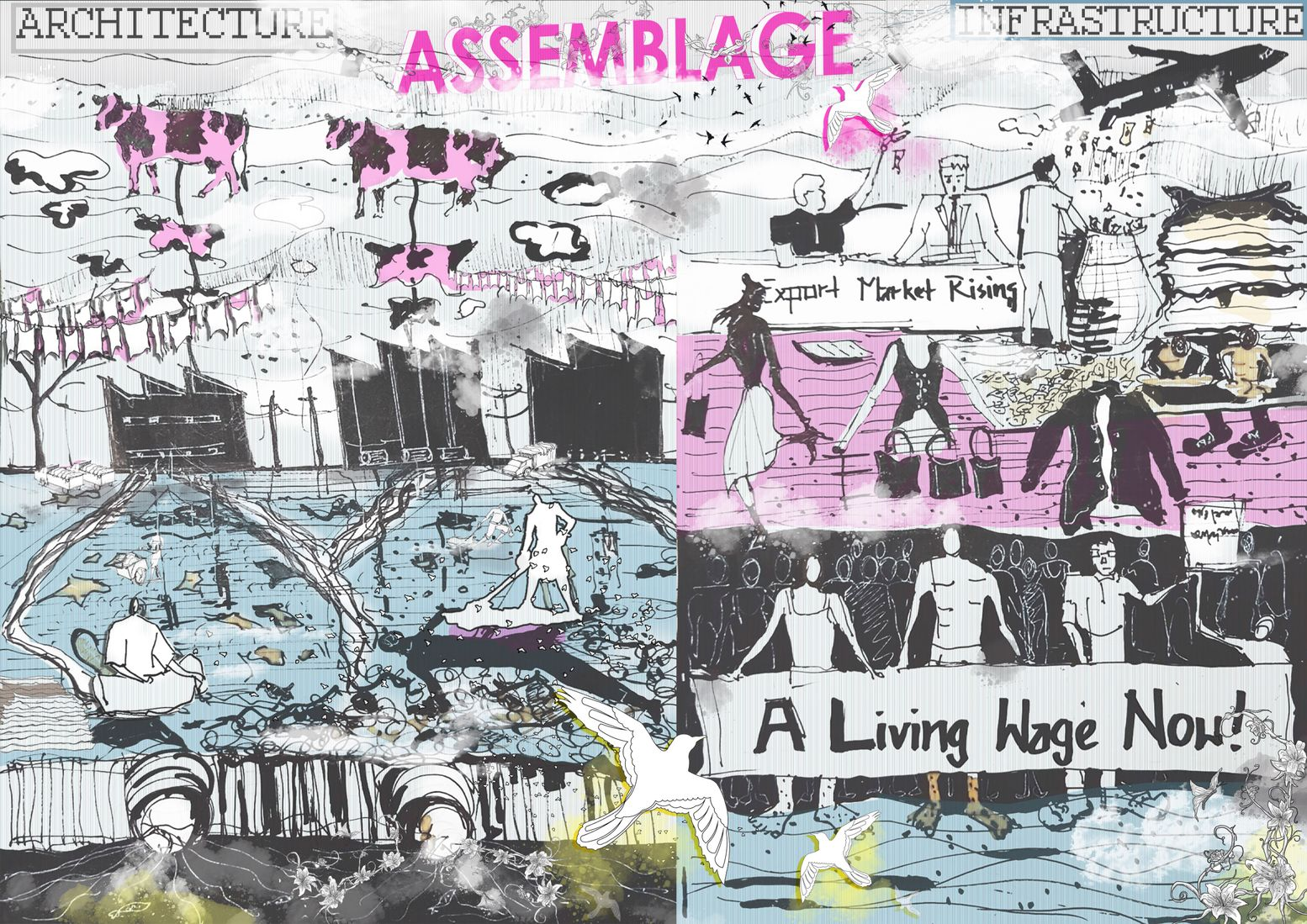 Assemblage in Action: Balancing architecture, infrastructure, and social equity to reshape the tannery industry for a sustainable future.