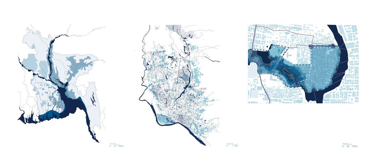 Mapping climate vulnerabilities in Bangladesh.