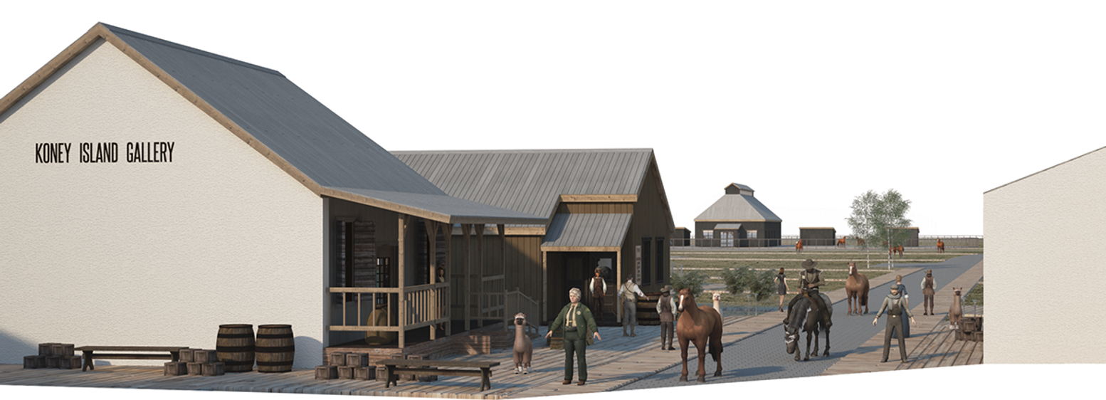 Visit the Koney Island Gallery—a space that showcases the artistry and innovation at the heart of this equestrian community.