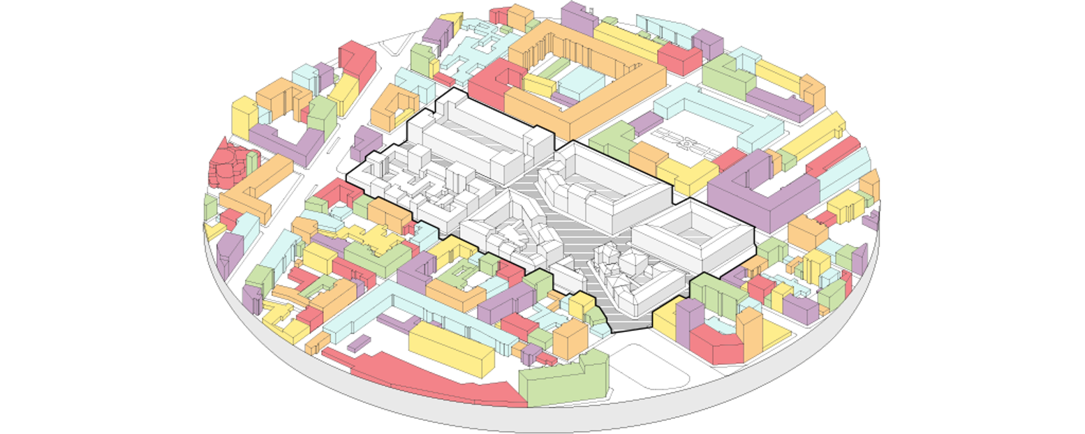 Dynamic Public Spaces: Redefining marketplaces as hubs for circular economy and urban interaction.