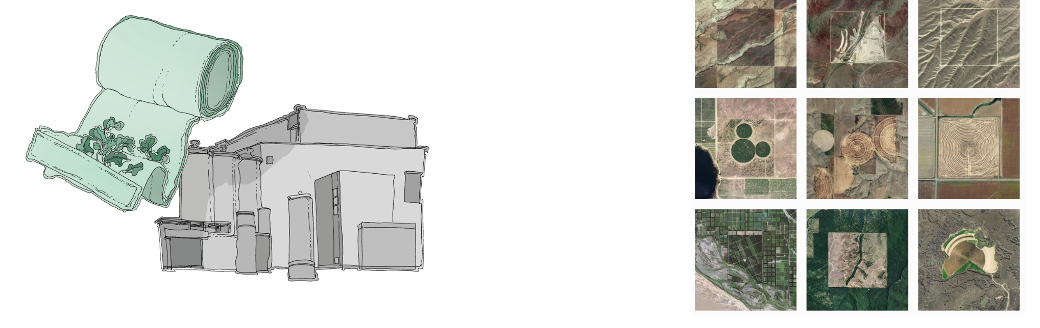 Visualizing the transformation of industrial sites into green urban spaces.