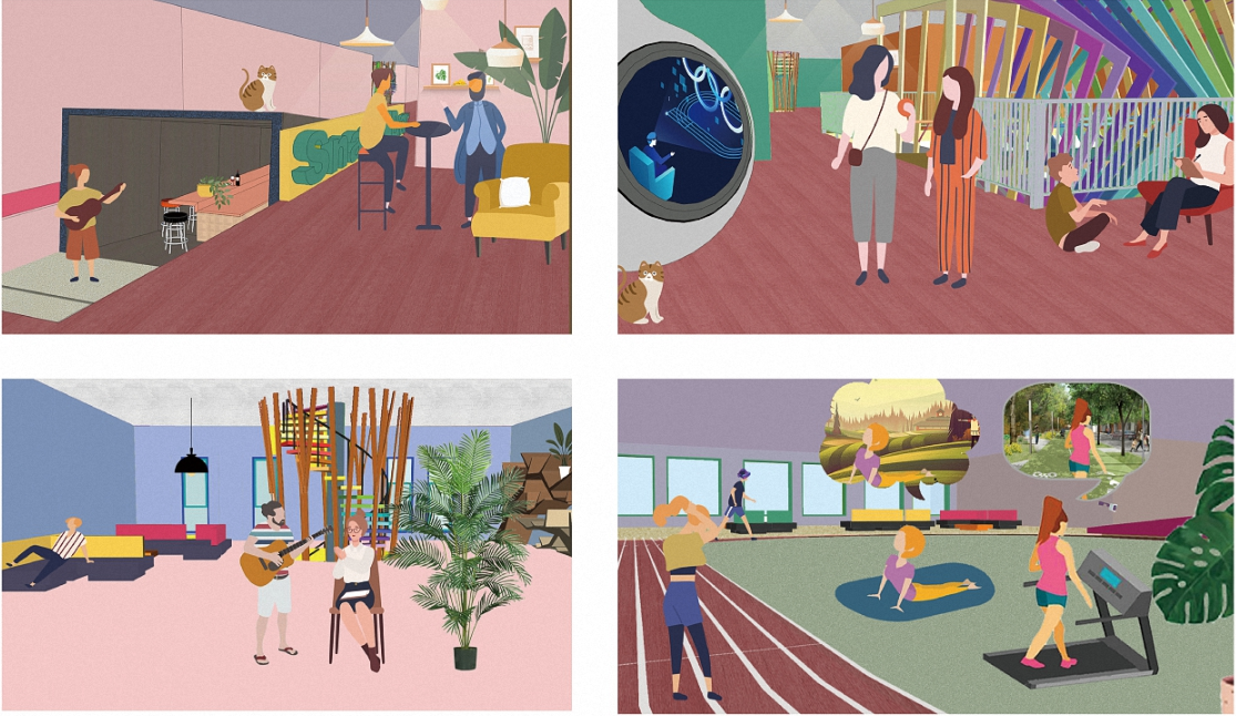 State-of-the-art facilities for VR experiences, from museum exhibitions to fitness activities, fostering community engagement.