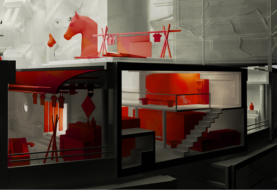 Artistic Interiors - A visualization of the aesthetic and functional design within the living spaces of Seed City.