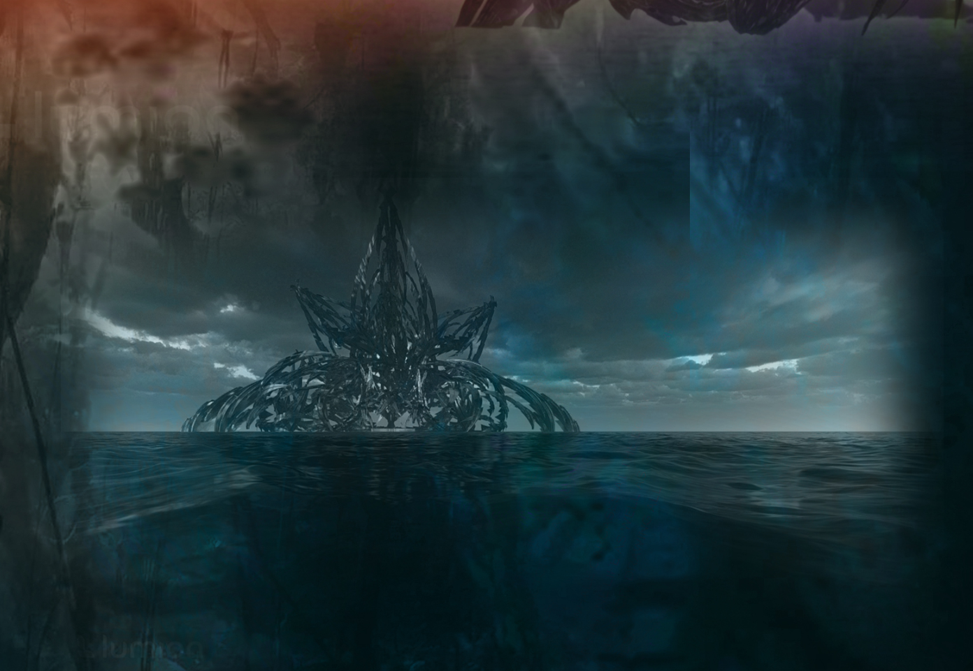 Oceanic Integration: The underwater kelp garden connects seamlessly with the environment, showcasing marine biodiversity and renewal.