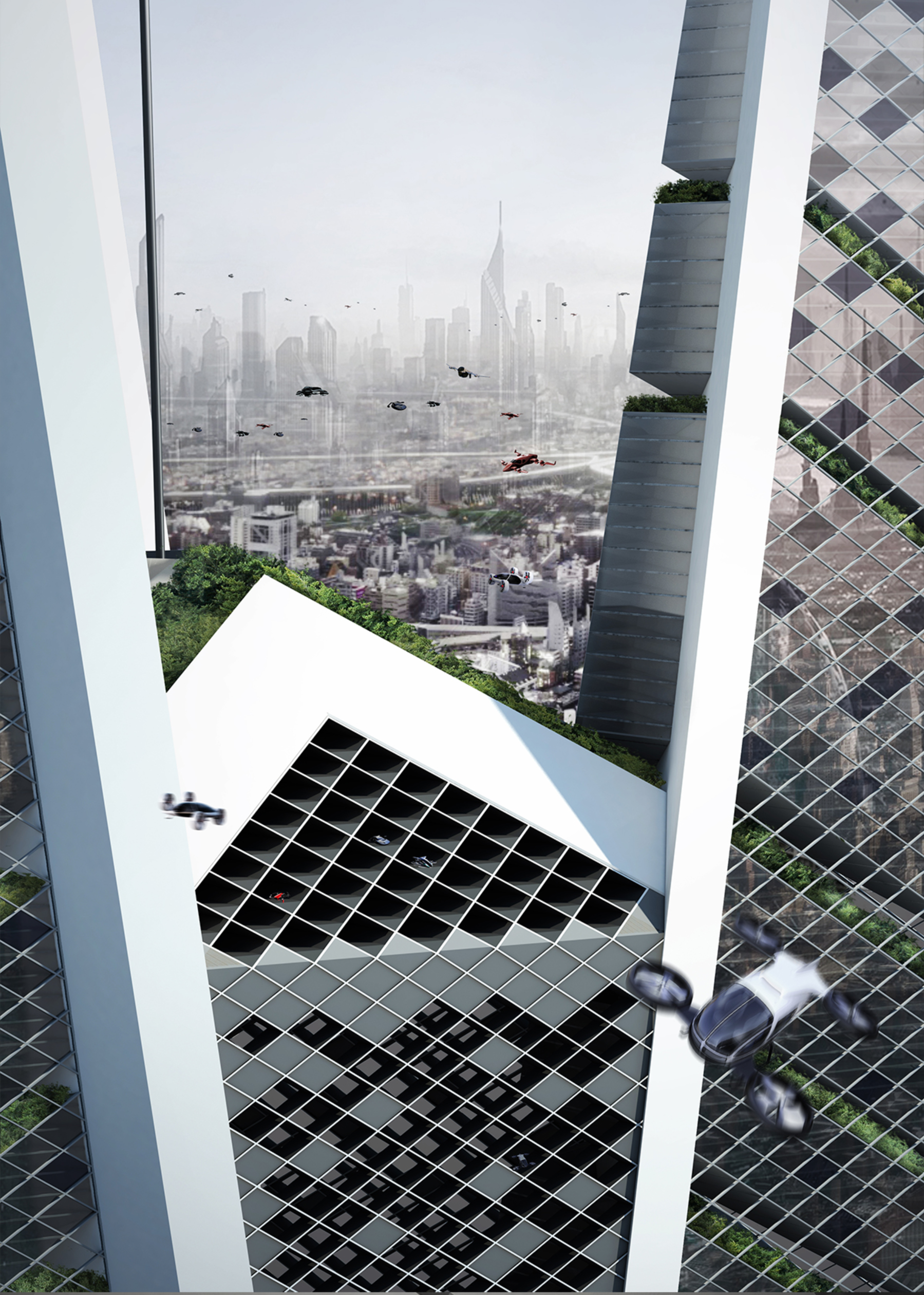 The Anchor integrates green urban living with advanced transportation systems.