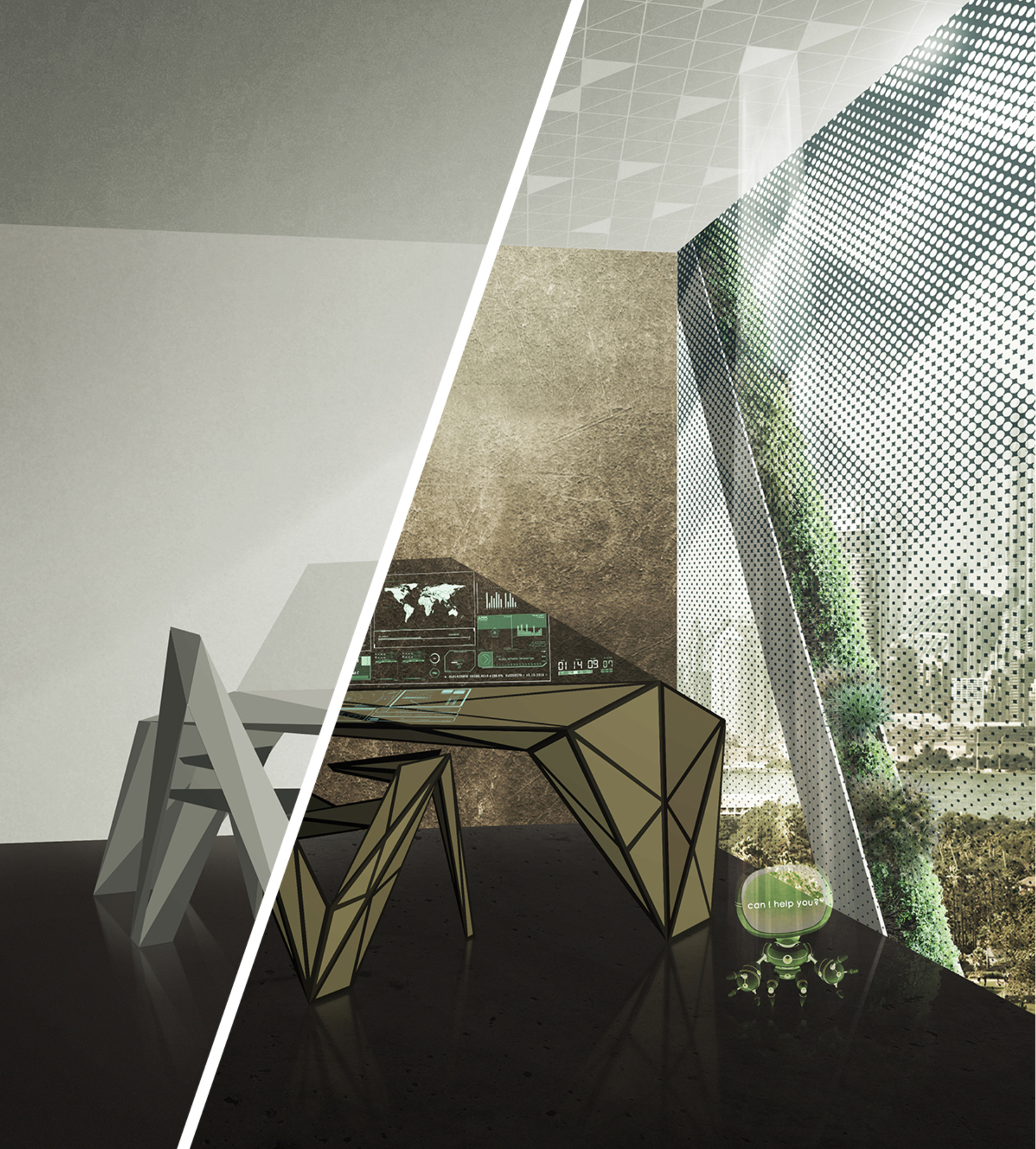 Living spaces optimized for the future, combining technology and nature.