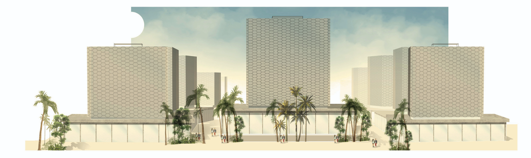 Efficient mobility options like hyperloop and pedestrian-friendly streets define the sustainable transportation system in Besahapio.