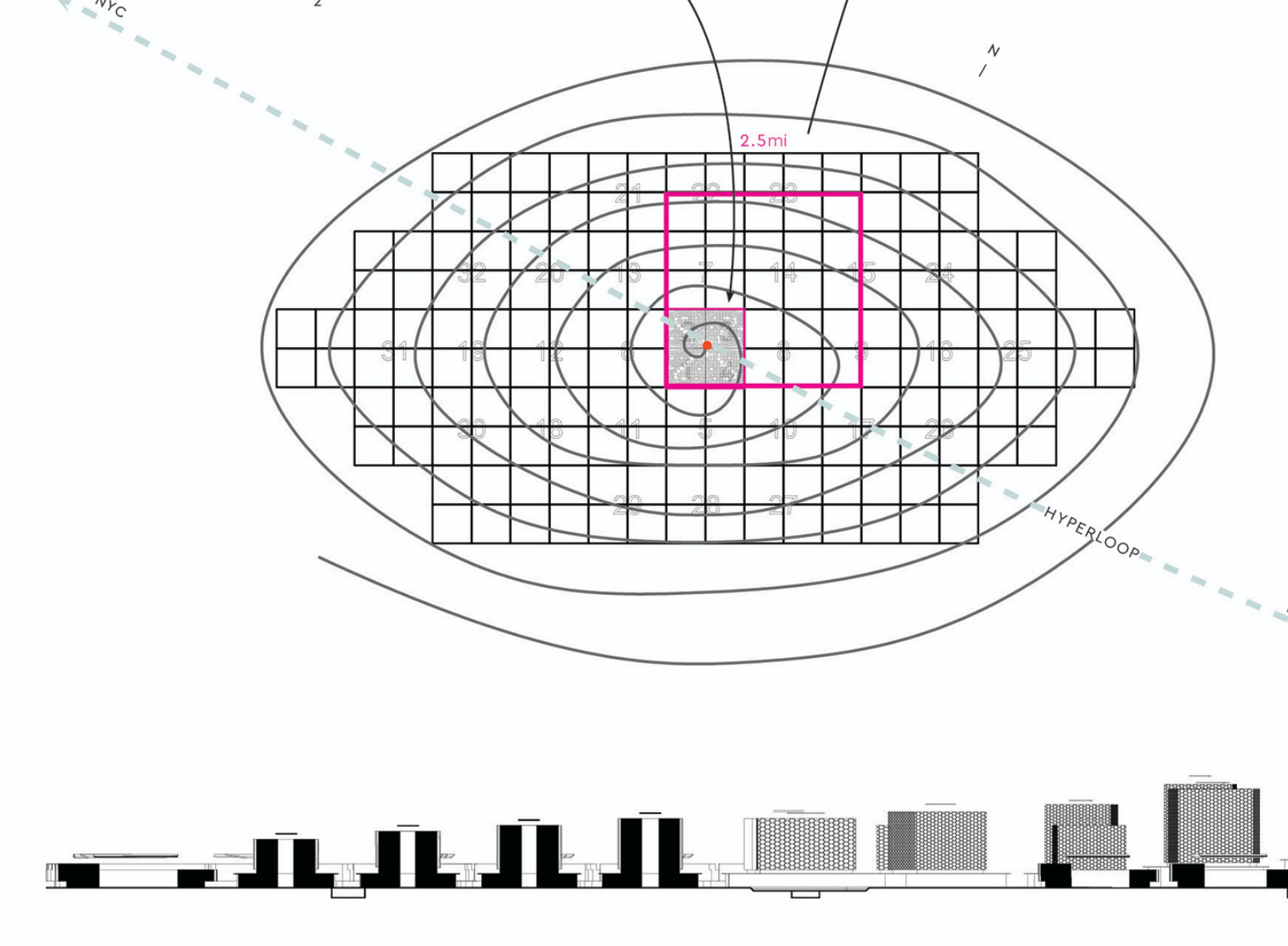 A visionary layout: Besahapio's modular city design ensures sustainable growth and resilience in the heart of the desert.