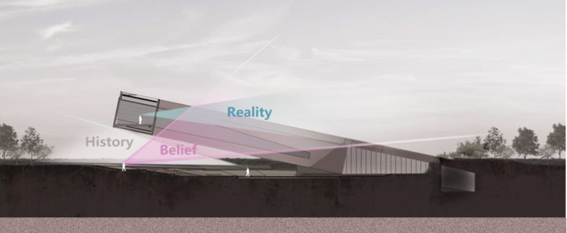 A conceptual intersection of history, belief, and reality, this architectural vision bridges cultural heritage with sustainable innovation.