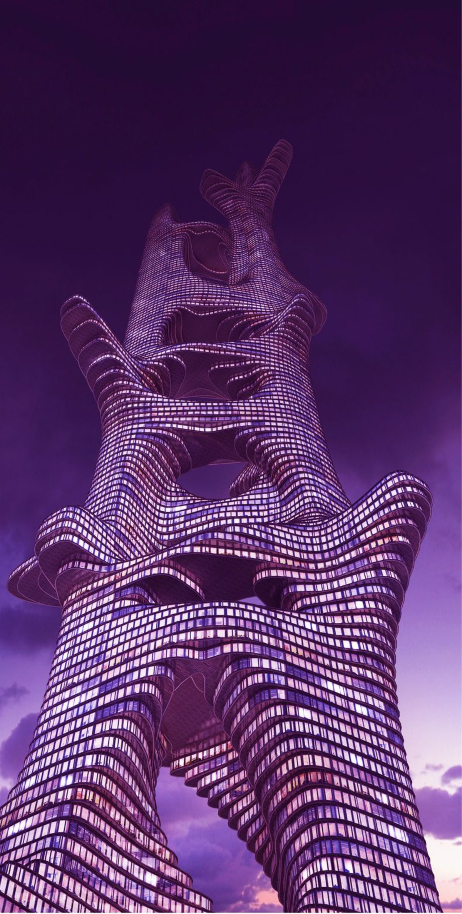 Visualizing the stages of architectural evolution, highlighting structural adaptability, and blending functional zones with futuristic design.