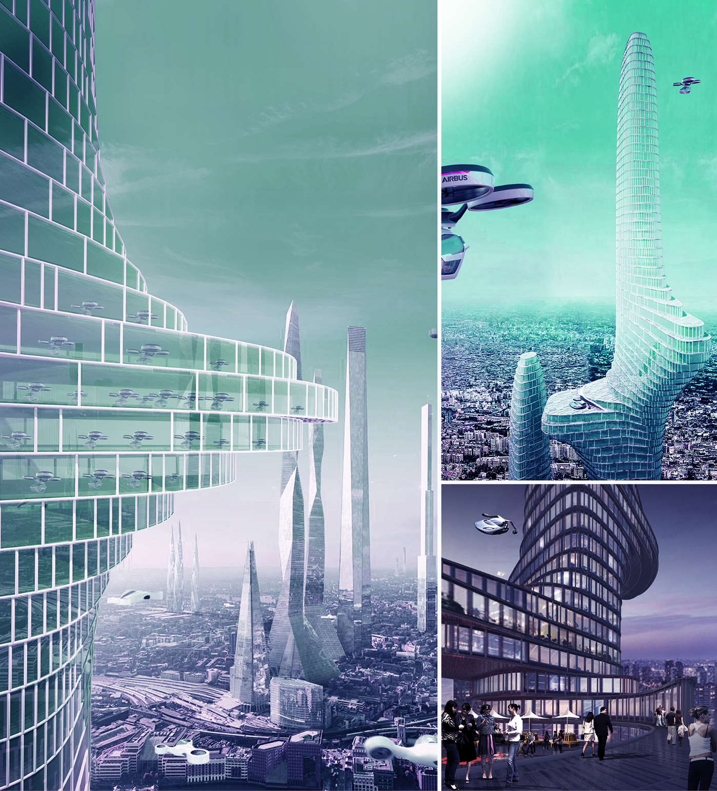 Innovative skybridges merge urban living with futuristic design, offering seamless mobility and panoramic views of tomorrow's cities.